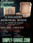 AUGUST 13 SOLDIER MEMORIAL BOXES